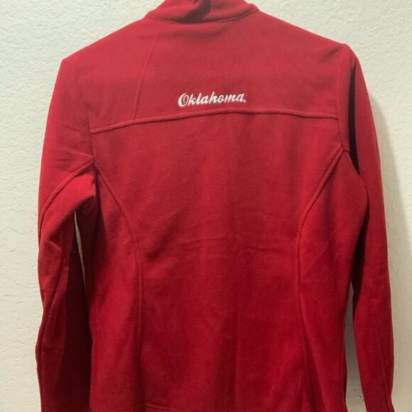 Columbia Oklahoma Sooners Fleece Jacket size S NWOT - Picture 7 of 9